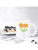 Mr. & Mrs. Panda Tasse Blume Sonnenblume ohne Spruch in Transparent