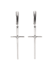 myMo ROCKS Women Earrings in Silver White