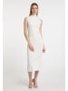 DreiMaster Damen Strickkleid in Wollweiss