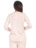 NORMANN Shirt Top langarm gemustert "Ringel" Mix & Match - 51118 in rosa