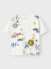 name it T-Shirt mit Print "Cool World" in Weiß