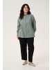 KAFFE curve Langarm - Hemd KCadi in Balsam Green