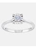 Diamant L'éternel Ring aus 750 Weißgold mit 0.29 Karat Diamant