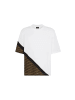 Fendi Diagonal T-Shirt Weiß