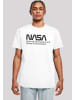 F4NT4STIC T-Shirt NASA Logo One Tone in weiß
