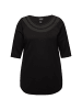 Ulla Popken Shirt in schwarz