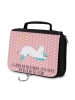 Mr. & Mrs. Panda Make-Up Tasche Einhorn Sternenhimmel mit Spruch in Rot Pastell