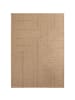 KADIMA DESIGN Flachgewebeteppich Jute-Optik Natur Bordüre Waschbar