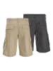 Jack & Jones 2er-Pack Cargo Shorts in Crockery