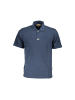 La Martina Blau Baumwolle Herren Polo Hemd