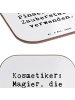 Mr. & Mrs. Panda Getränkeuntersetzer Spruch Kosmetiker Magie mit... in Weiß