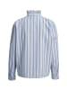 Smith&Soul Striped Ruffle Blouse in Light Blue Print