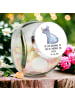 Mr. & Mrs. Panda Bonbonglas Einhorn Nashorn mit Spruch in Weiß