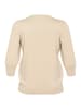 KAFFE curve Strickpullover KCloni in Feather Gray Melange
