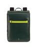 DuDu Rucksack Leder 40,5 cm in mangrove
