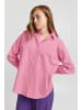 ICHI IXSTORMIE PLAIN SH Loose fit in Begonia Pink