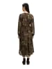 Marc O'Polo Bedrucktes Kleid regular in Dark Brown