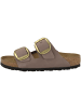 Birkenstock Pantolette Arizona Big Buckle Nubukleder normal in lila