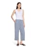 Betty Barclay Marlene-Hose mit elastischem Bund in Blau/Weiß