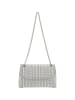 faina Women Flap Bag in Silver