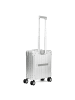 Aleon Business 4-Rollen Kabinentrolley Aluminium 42 cm Laptopfach platinum 1