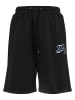 FUBU Mesh Short in black/lightblue