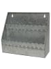 AltoBelli Wand Zeitungshalter FELINI Zink Grau 29x24 cm