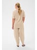 KAFFE curve T-Shirt kurzarm KCannia Loose fit in Feather Gray