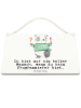 Mr. & Mrs. Panda Wandbild Holz Programmierer Herz mit Spruch in Weiß