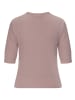 LASCANA Kurzarmpullover in mauve