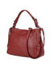 Florence Florence Schultertasche Leder dunkelrot ca. 38cm