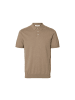 Selected Polo in savannah tan