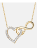Diamant L'éternel Halskette aus 375 Gelbgold