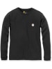 CARHARTT  Shirt "Workw. Pocket L/S 103244" in Schwarz