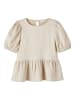 name it Puffärmel T-Shirt Top in Knitteroptik NKFKENSA in Beige