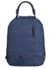 Samantha Look Rucksack echt Leder in blau