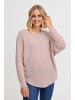 Fransa Strickpullover FRERETTA PU 3 20611845 Flauschiger Strickpullover in Rosa