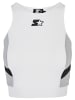 STARTER STARTER Damen Ladies Starter Sports Cropped Top in white/black
