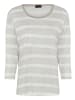 Laura Scott Streifenpullover in beige-weiß gestreift