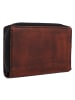 Greenburry Destressed Geldbörse RFID Schutz Leder 13.5 cm rusty orange
