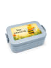 Mr. & Mrs. Panda MEPAL Bentobox Biene König Design mit Spruch in Blau Pastell