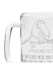 Mr. & Mrs. Panda Bierseidel Rotkehlchen Schlitten mit Spruch in Transparent