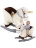 Wisam® Einhorn-Schaukelpferd für Kleinkinder, Weiß/Beige