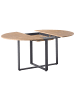 Beliani Esszimmertisch ALEXANDRINA in Braun/Schwarz - (W) 120 x (H) 75 x (L) 120 cm