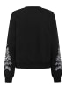 Kaffe Sweatshirt KAvivian Loose fit in Black Deep