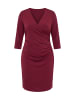 Ulla Popken Kleid in dunkel weinrot