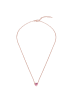 Trilani Kette Herz aus Sterling Silber mit Zirkonia in roségold