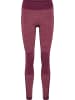 Hummel Hummel Tights Hmlclea Yoga Damen in GRAPE WINE/CRUSHED BERRY MEL