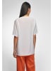 PETER HAHN Bluse Blouse in weiss