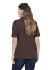 Ulla Popken Poloshirt in mahagoni